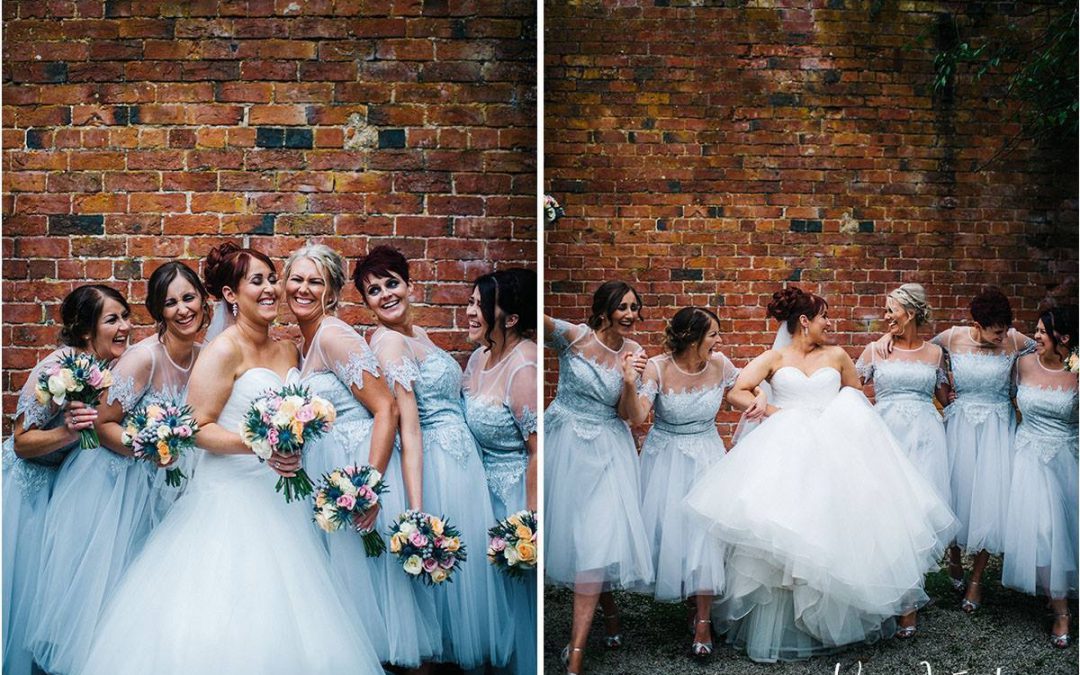 Bride bridesmaids
